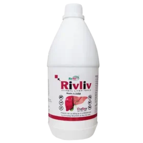 Rivliv Herbal Liver Tonic For Cattle Poultry 1 ltr